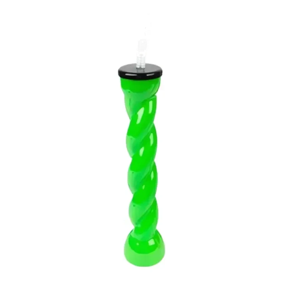 Green and Pink Colour-Block Twist Cup view 1